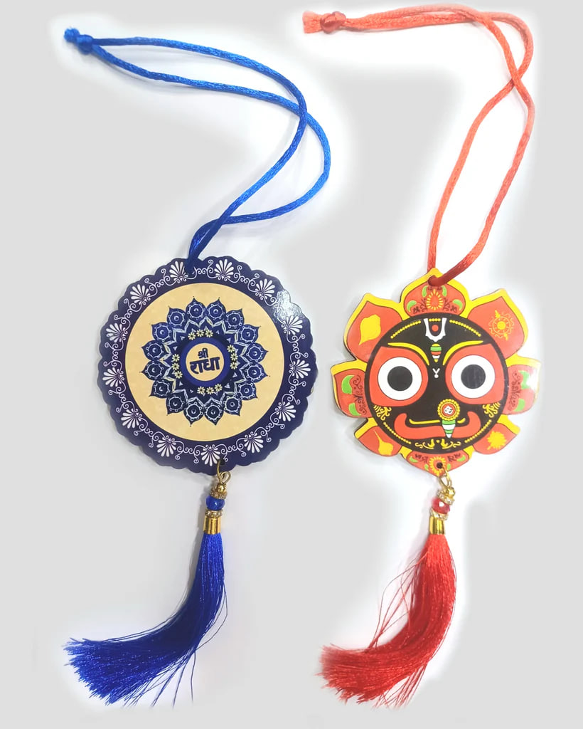 Брелок Шри Радха/Джаганнатх; Sri Radha & Jagannath Car Hanging — купить в интернет-магазине