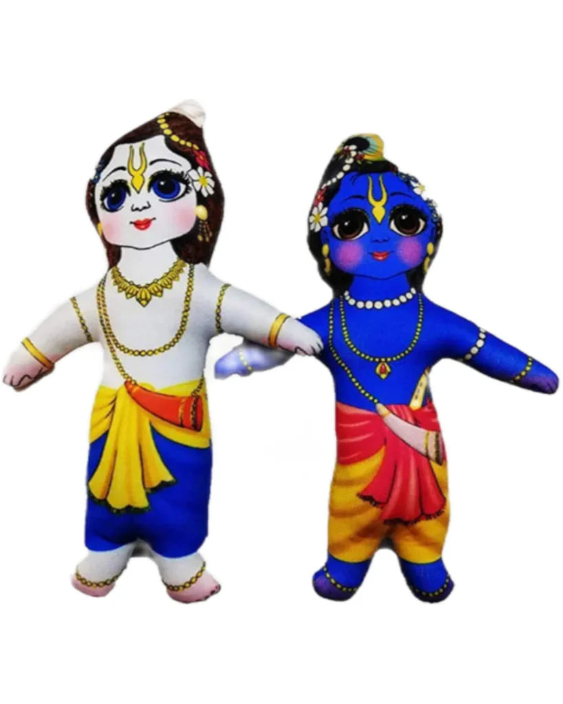 Игрушки для детей: Кришна и Баларама; Krishna Balram (Soft Toy) — купить в интернет-магазине