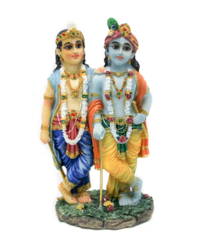 Статуэтка Кришна и Баларама, 17 см; KRISHNA BALARAM 17CM — купить в интернет-магазине
