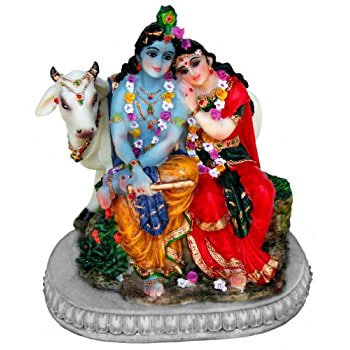 Статуэтка Радха и Кришна, 15 см; Radha and Krishna Statue, 15 cm — купить в интернет-магазине