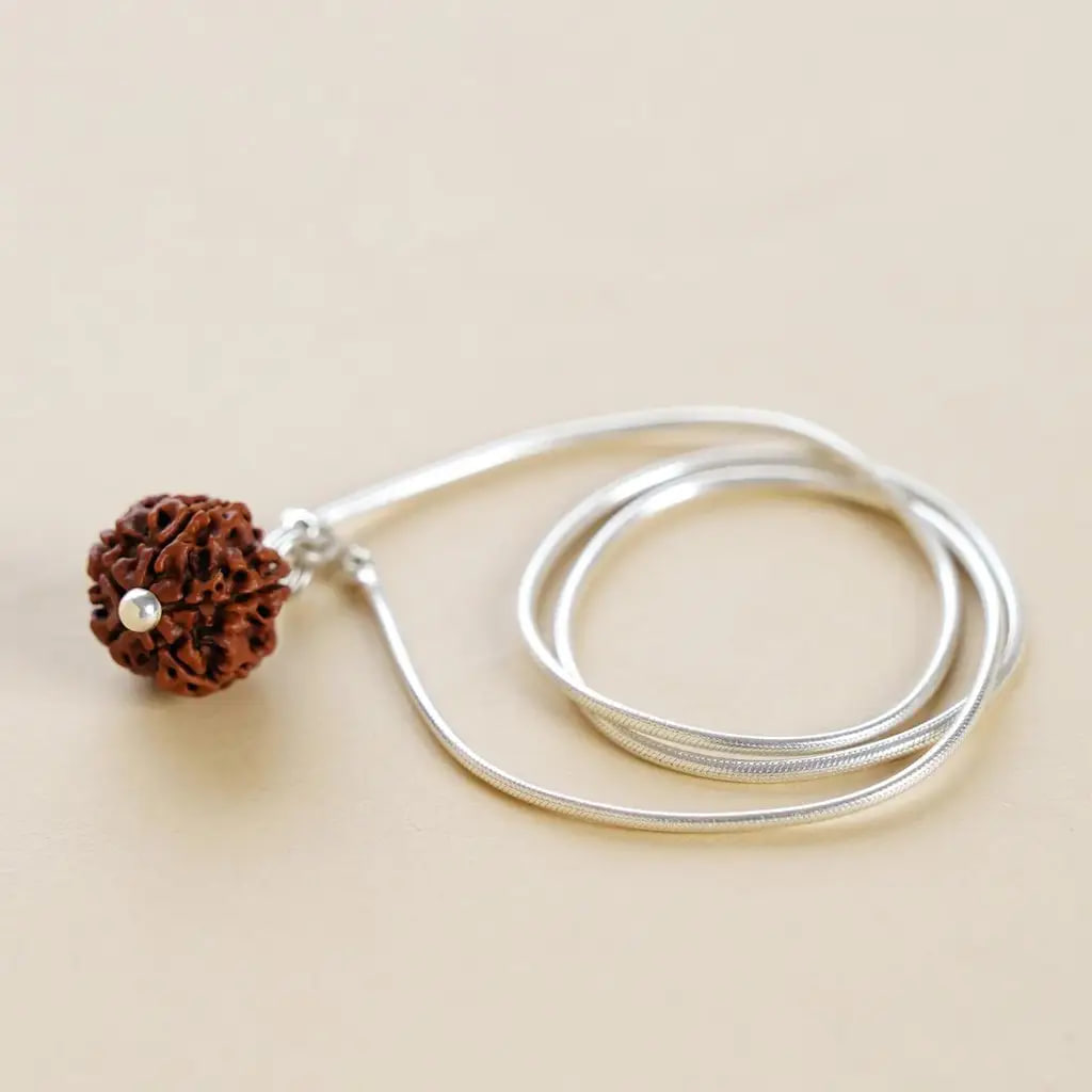 Рудракша Адийоги с серебренной цепочкой, Иша Лайф; Adiyogi Rudraksha With Silver Chain, Isha Life — миниатюра 2