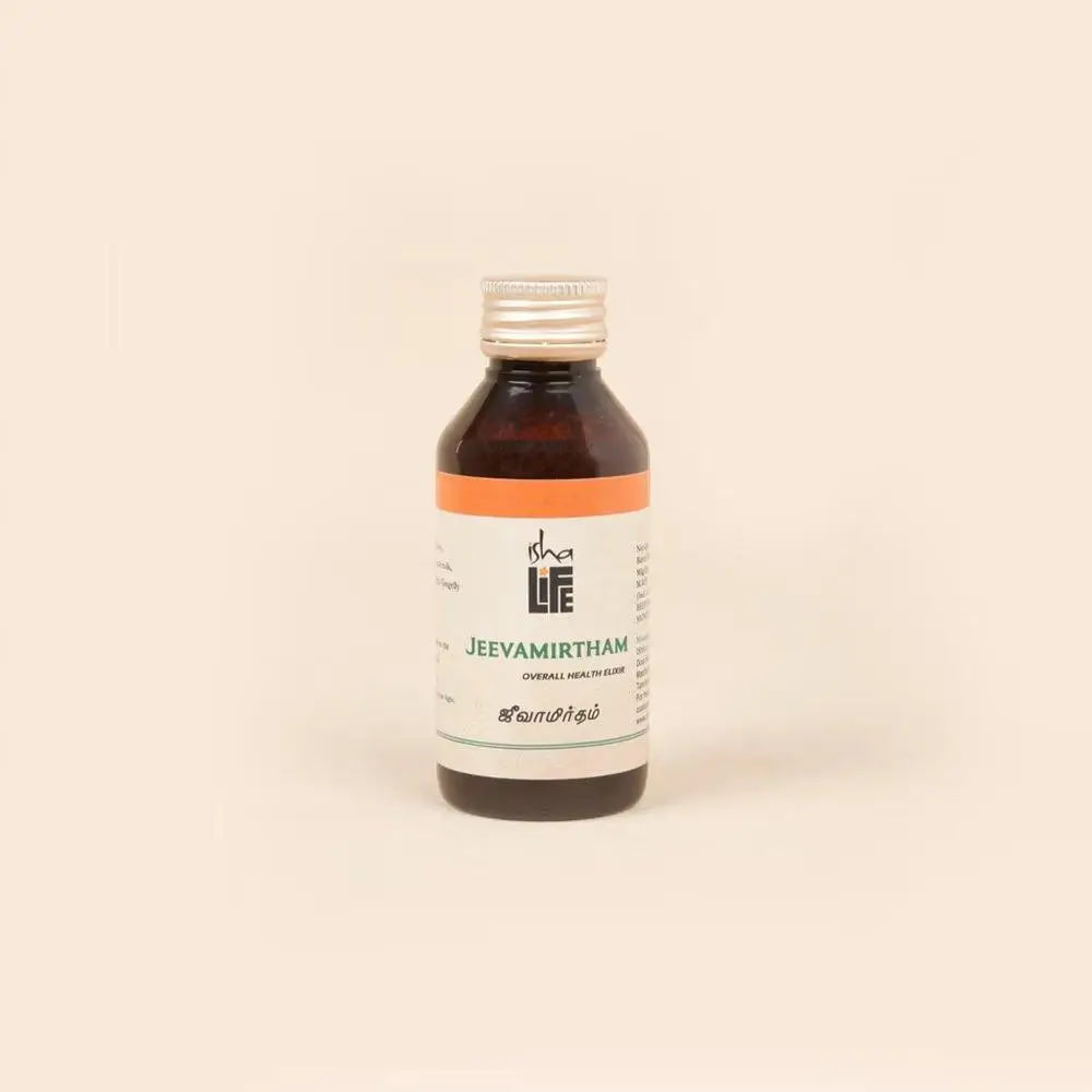 Сироп Дживамиртха, для сил и энергии, 100 мл, Иша Лайф; Jeevamirtham, 100 ml, Isha Life — купить в интернет-магазине