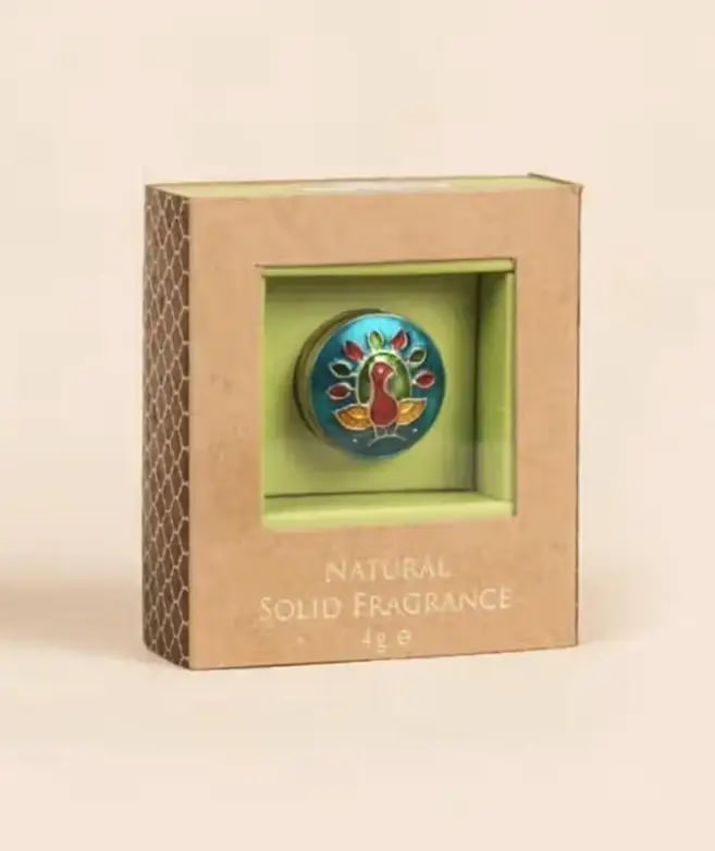 Твердые духи - Ландыш, 4 г, Иша Лайф; Beeswax Natural Oil Solid Perfume - Lily of the Valley, 4 g, Isha Life — купить в интернет-магазине