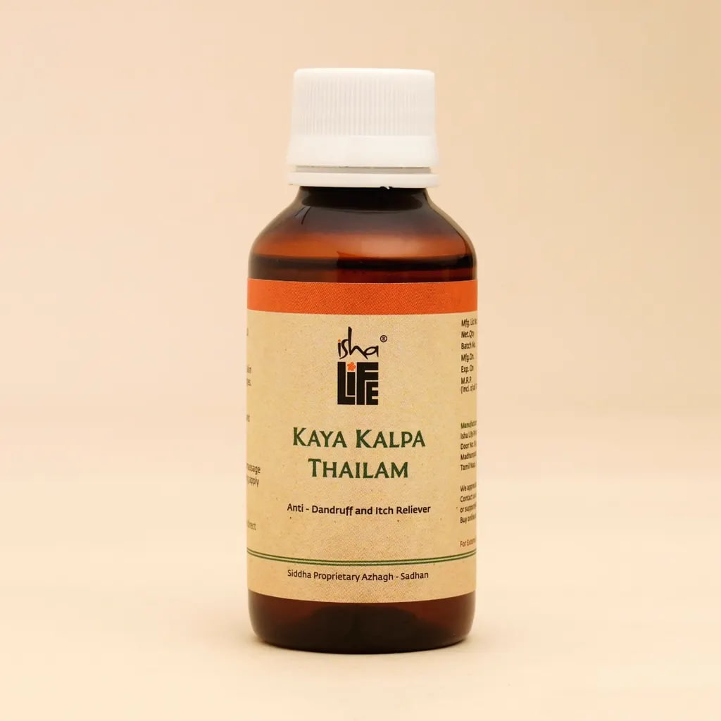 Масло для волос Кайя Калпа, 100 мл, Иша Лайф; Kaya Kalpa Thailam (Hair Oil), 100 ml, Isha Life — купить в интернет-магазине