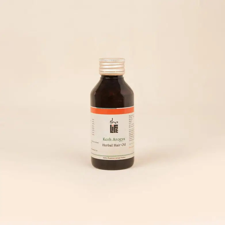 Укрепляющее масло для волос Кеш Арогья, 100 мл, Иша Лайф; Kesh Arogya Hair oil, 100 ml, Isha Life — купить в интернет-магазине