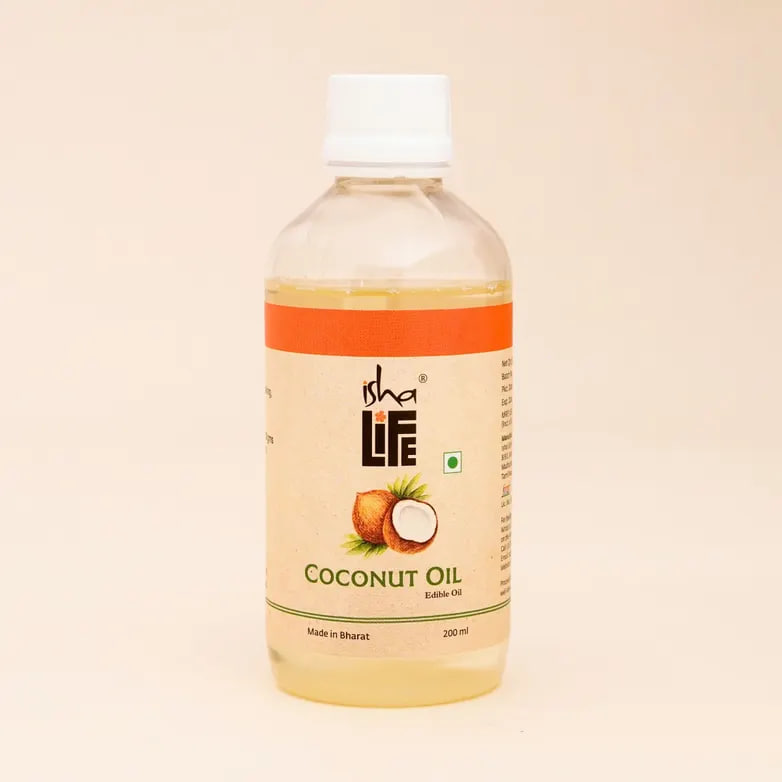 Кокосовое масло, 200 мл, Иша Лайф; Coconut Oil, 200 ml, Isha Life — купить в интернет-магазине