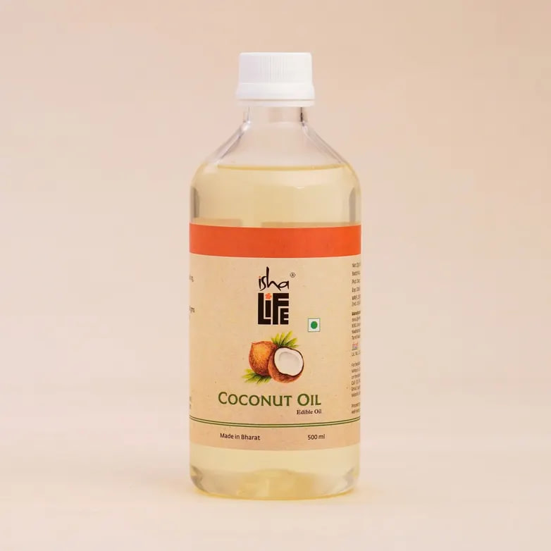 Кокосовое масло, 500 мл, Иша Лайф; Coconut Oil, 500 ml, Isha Life — купить в интернет-магазине