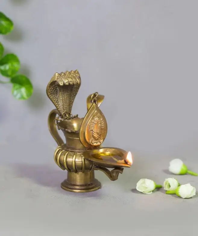 Лампа Линга Бхайрави с ложкой, Иша Лайф; Linga Bhairavi Lamp with Spoon, Isha Life — миниатюра 2