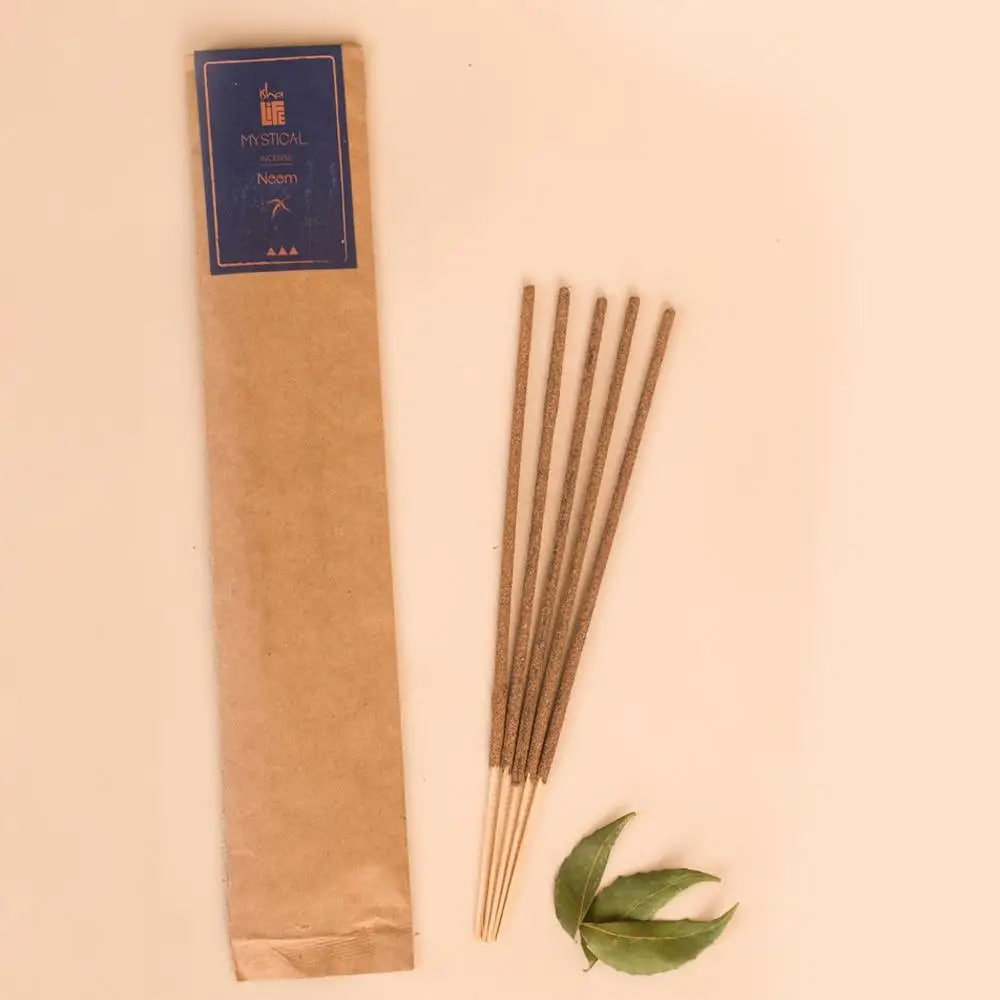 Благовония палочки "Ним", натуральные травяные, 10 шт., Иша Лайф; Neem Incense/Agarbatti  (Pack of 10 pc), Isha Life — купить в интернет-магазине