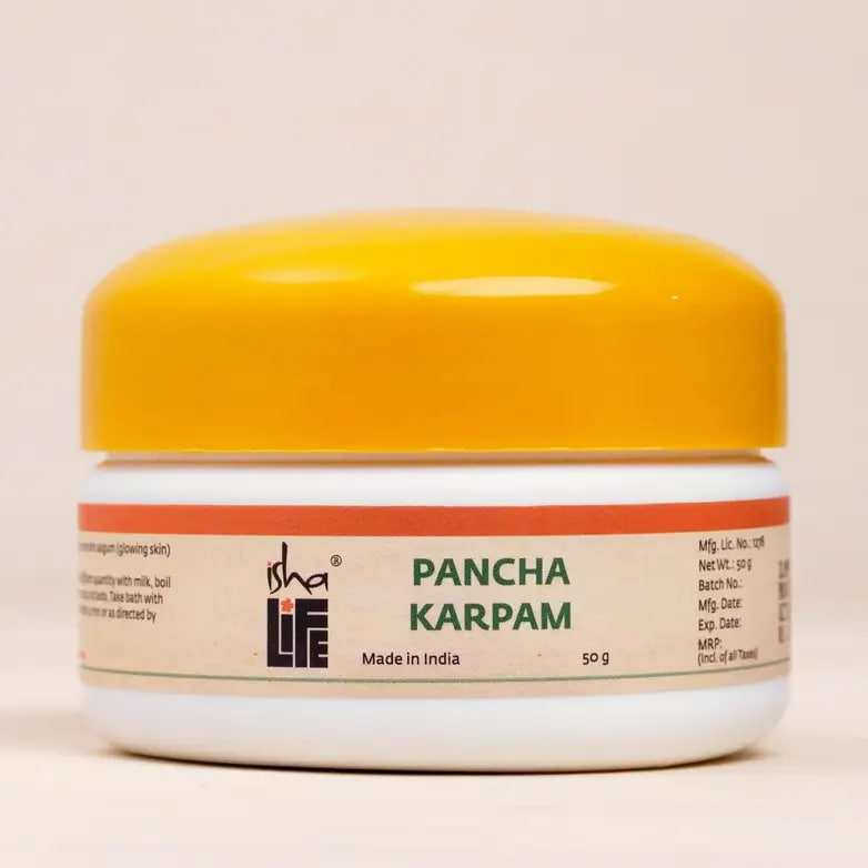 Панча Карпам (Уход за кожей головы и тела), 50 г, Иша Лайф; Pancha Karpam (Skin & Scalp Care), 50 gm, Isha Life — купить в интернет-магазине