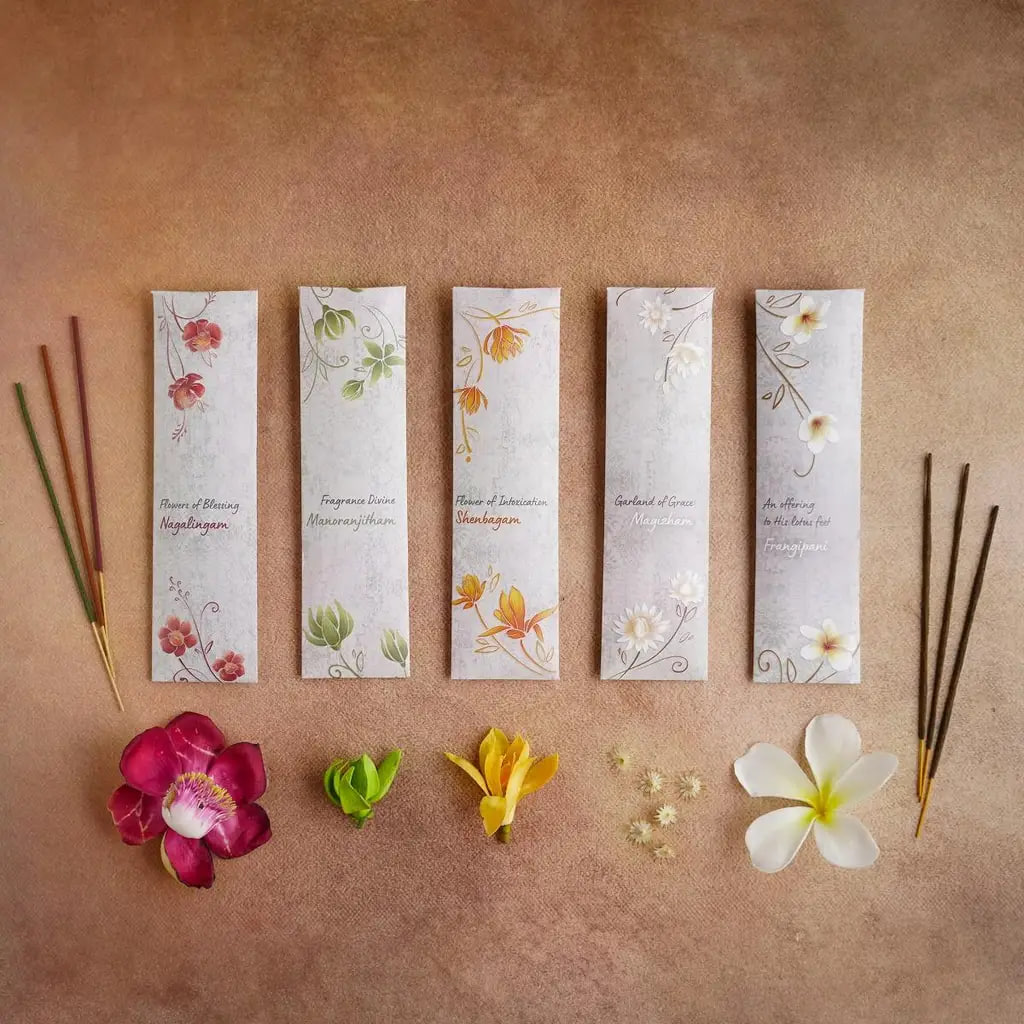 Подарочный набор благовоний «Цветы Иши», Иша Лайф; Flowers of Isha Gift Set, Isha Life — купить в интернет-магазине