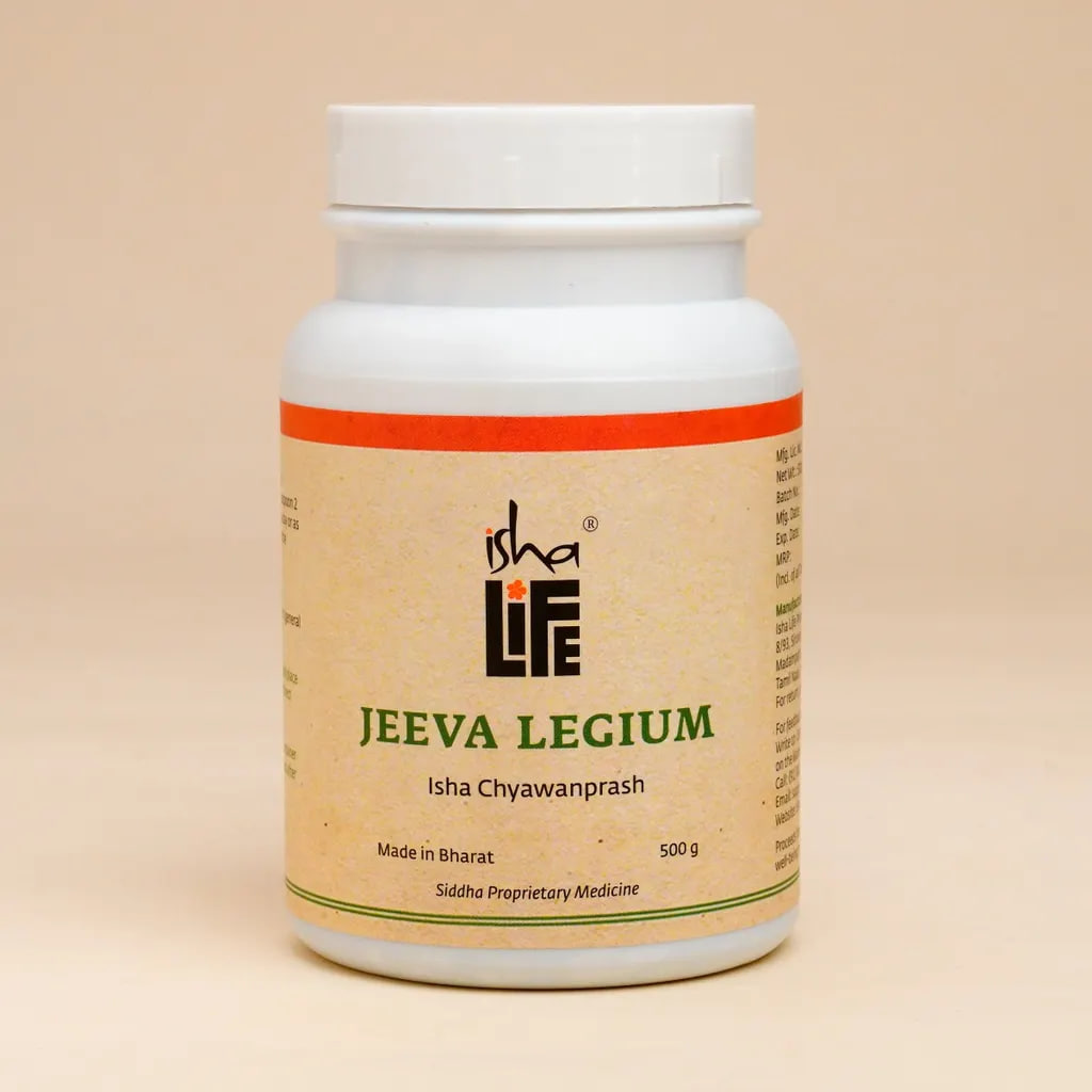 Чаванпраш Иша Легиум, 500 г, Иша Лайф; Jeeva Legium Chyawanprash, 500 g, Isha Life — купить в интернет-магазине