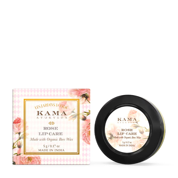 Бальзам для губ с розой, 5 г, Кама Аюрведа; Rose Lip Care, 5 g, Kama Ayurveda — купить в интернет-магазине