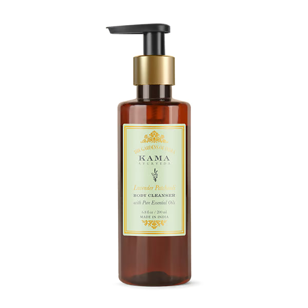 Гель для душа с лавандой и пачули, 200 мл, Кама Аюрведа; Lavender Patchouli Body Cleanser, 200 ml, Kama Ayurveda — купить в интернет-магазине