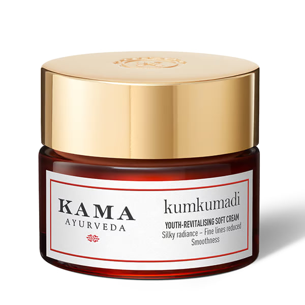Кумкумади легкий крем для лица, 30 мл, Кама Аюрведа; Kumkumadi Youth-Revitalising Soft Cream, 30 ml, Kama Ayurveda — купить в интернет-магазине
