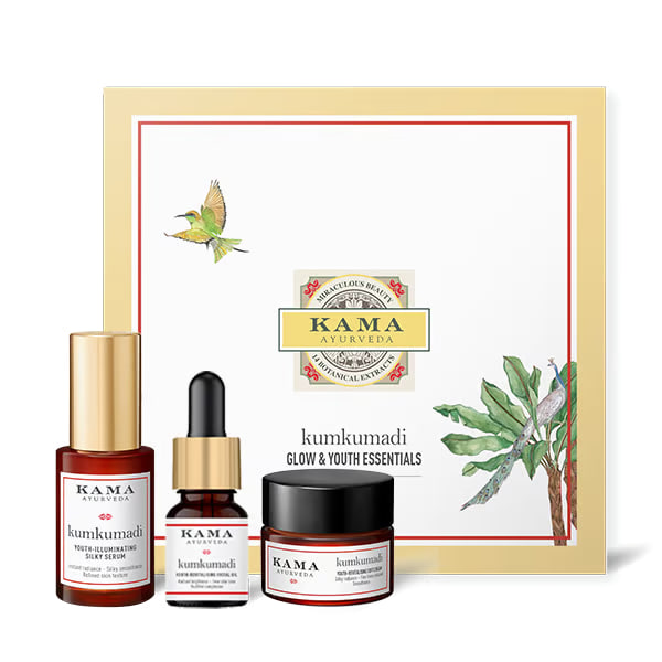Сет косметики Кумкумади для сияния лица, Кама Аюрведа; Kumkumadi Glow Discovery Set, Kama Ayurveda — купить в интернет-магазине