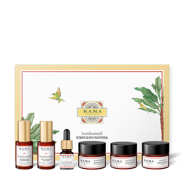 Набор средств для витаминизации кожи Кумкумади, Кама Аюрведа; Kumkumadi Complete Discovery Set, Kama Ayurveda — купить в интернет-магазине