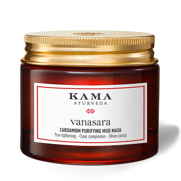 Очищающая грязевая маска с кардамоном, 50 мл, Кама Аюрведа; Vanasara Cardamom Purifying Mud Mask, 50 ml, Kama Ayurveda — купить в интернет-магазине