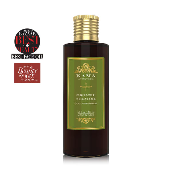 Органическое масло Нима, 200 мл, Кама Аюрведа; Organic Neem Oil, 200 ml, Kama Ayurveda — купить в интернет-магазине