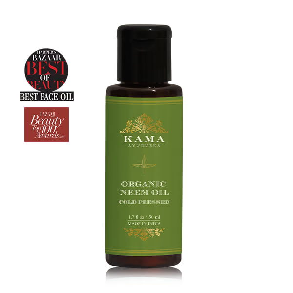 Органическое масло Нима, 50 мл, Кама Аюрведа; Organic Neem Oil, 50 ml, Kama Ayurveda — купить в интернет-магазине