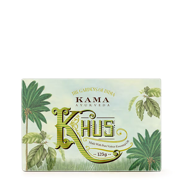 Натуральное мыло Хус, 125 г, Кама Аюрведа; Natural Khus Soap, 125 g, Kama Ayurveda — купить в интернет-магазине