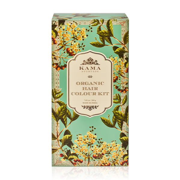 Органический набор красок для волос, 200 г, Кама Аюрведа; Organic Hair Color Kit, 200 g, Kama Ayurveda — купить в интернет-магазине