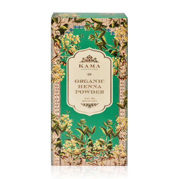 Органический порошок хны, 100 г, Кама Аюрведа; Organic Henna Powder, 100 g, Kama Ayurveda — купить в интернет-магазине