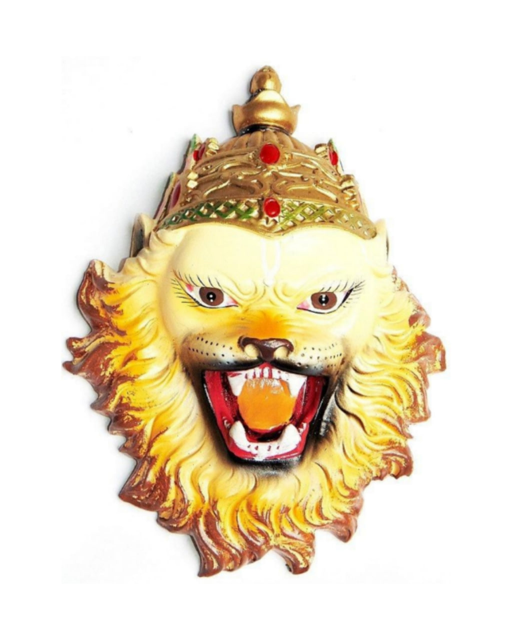 Нрисимха, лицо; Narsingha face large (19cm) — купить в интернет-магазине
