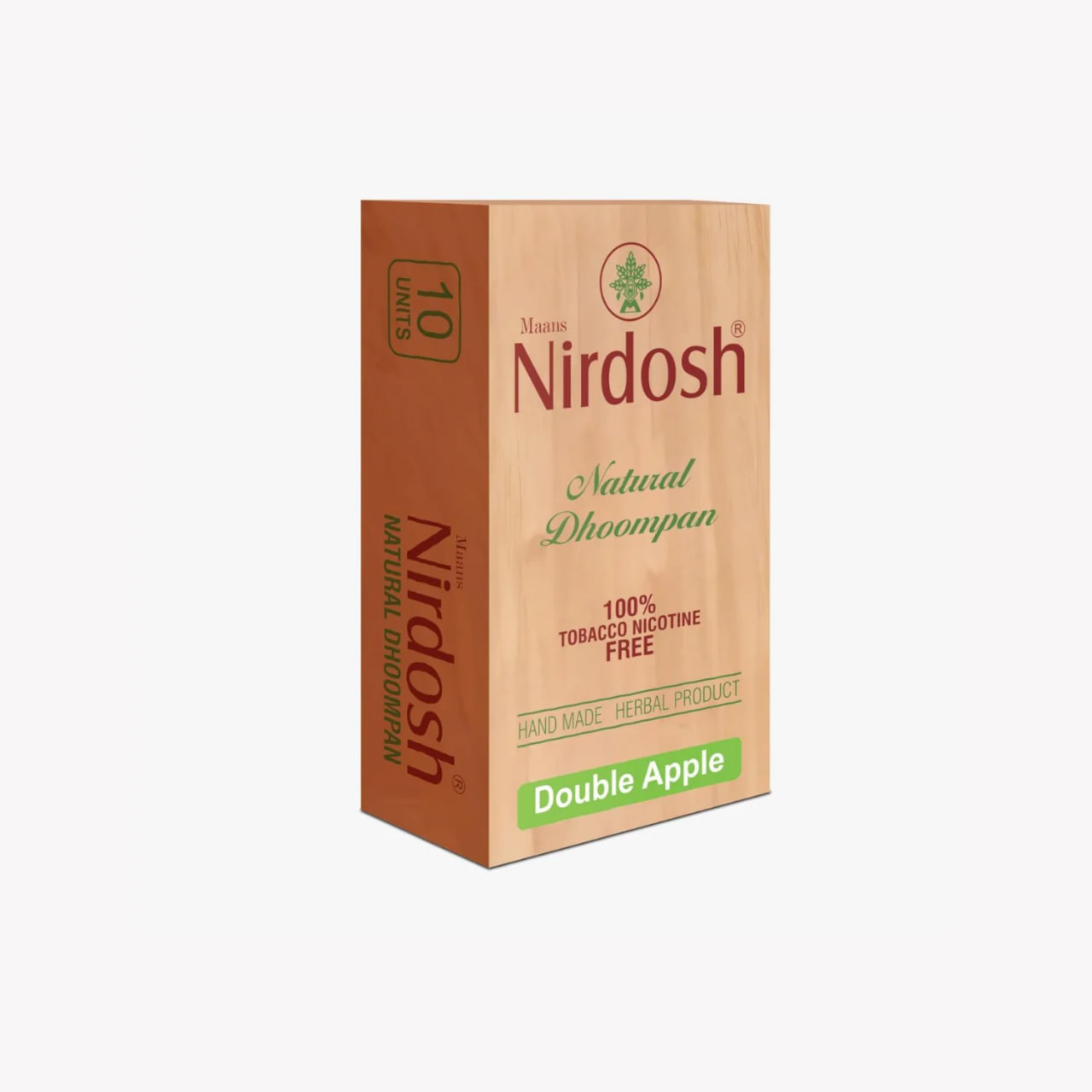Травяные сигареты, двойное яблоко, премиум, 10 шт., Нирдош; Nirdosh Herbal Smoke (Double Apple) — купить в интернет-магазине