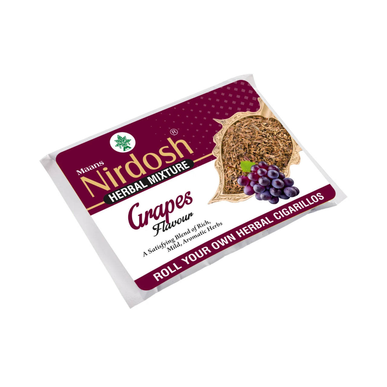 Травяная смесь, виноград, 50 г, Нирдош; Grapes – Herbal Raw Mixtures, 50 g — купить в интернет-магазине