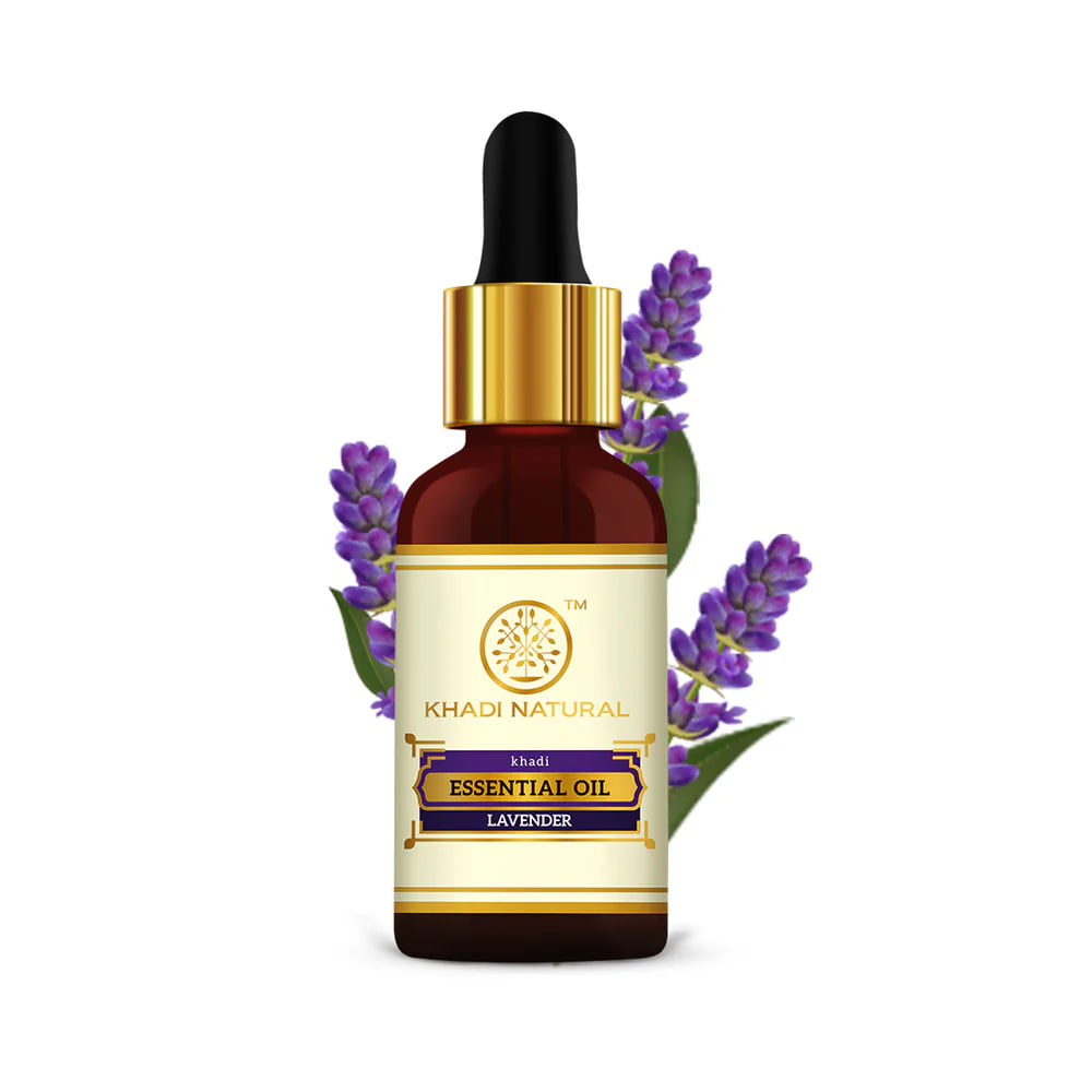 Эфирное масло лаванды, 15 мл, Кхади Натурал; Khadi Natural Lavender Essential Oil 15 ml — купить в интернет-магазине
