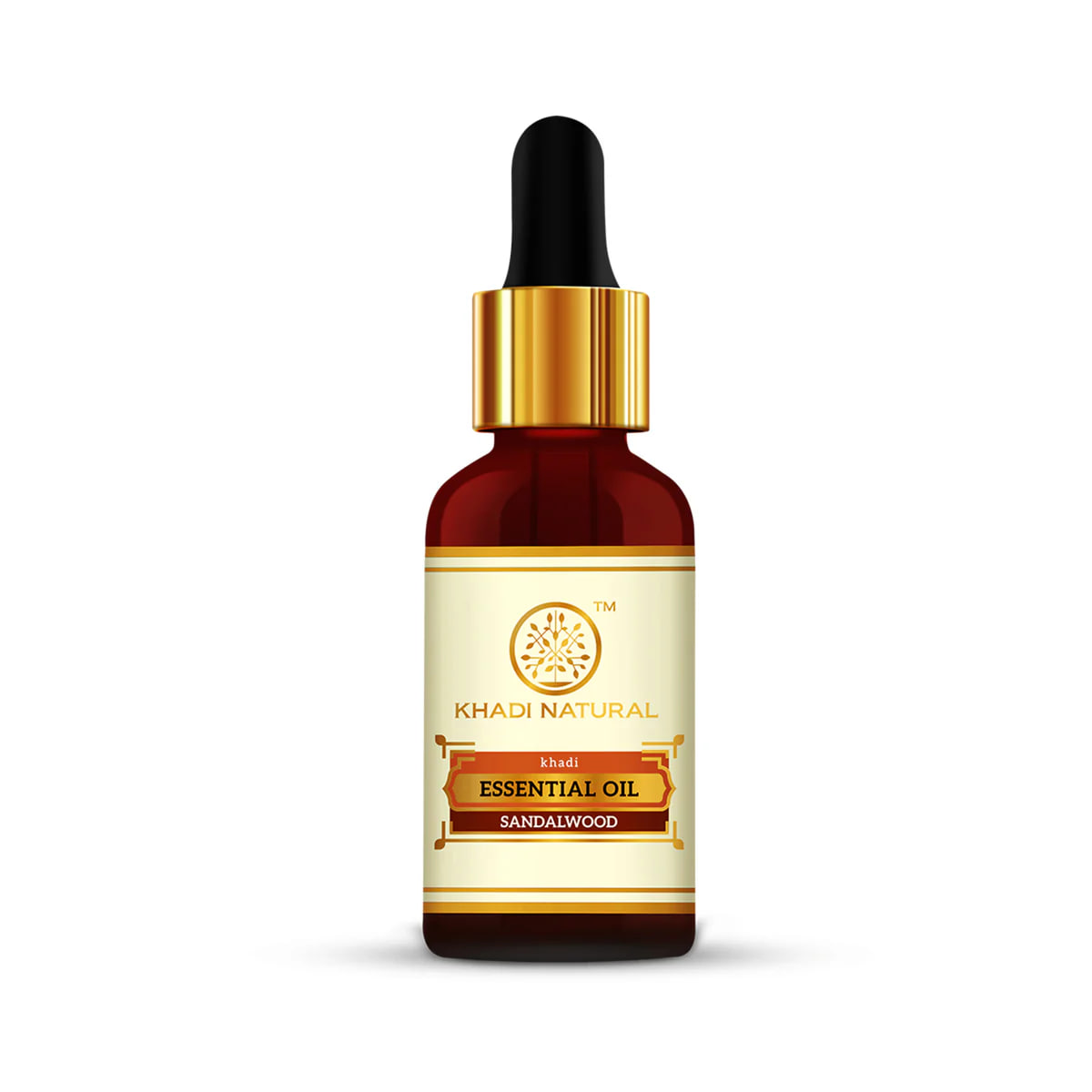 Эфирное масло сандала, 15 мл, Кхади Натурал; Khadi Natural Sandalwood Essential Oil 15 ml — купить в интернет-магазине