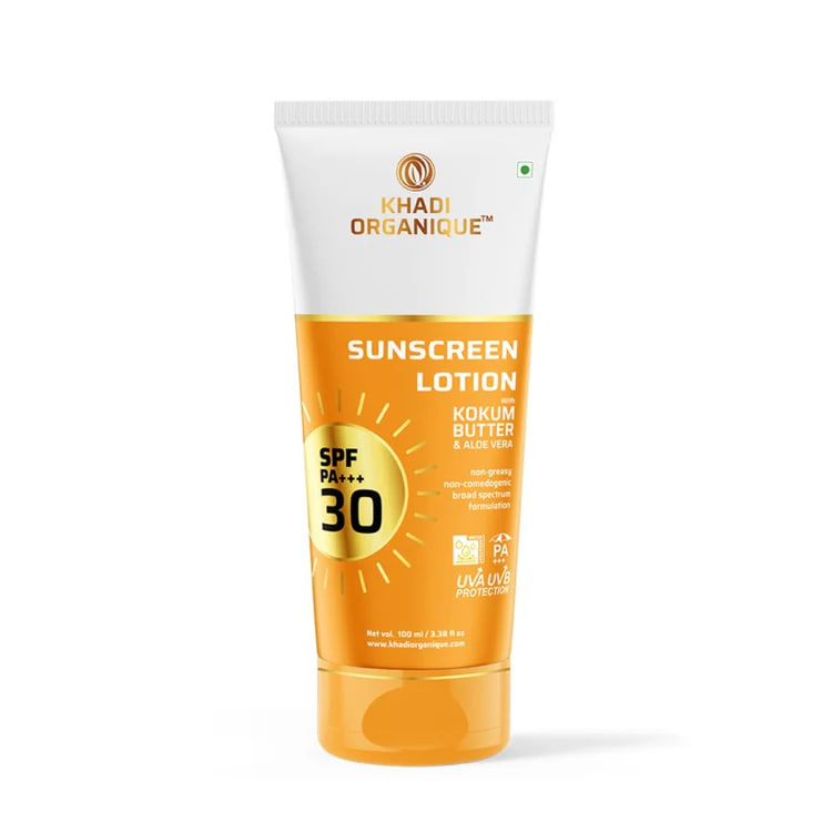Солнцезащитный лосьон Кхади Органик SPF 30, 100 мл, Кхади Органик; Khadi Organique Sunscreen Lotion SPF 30, 100 ml — купить в интернет-магазине