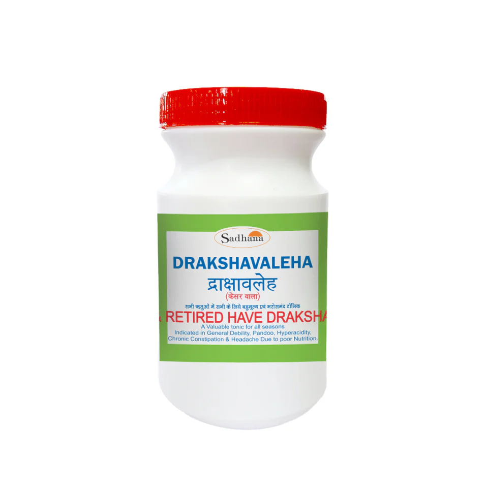 Дракшавалеха, при анемии, 200 г; Drakshavaleha, 200 g, Sadhana Ayurvedics — купить в интернет-магазине