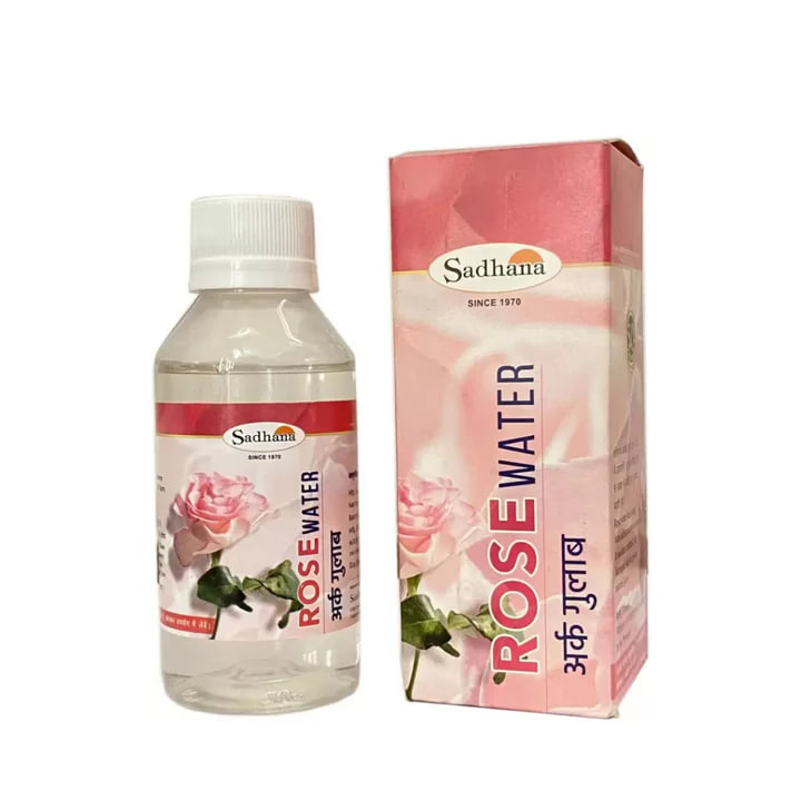 Розовая вода, тоник для кожи, 100 мл; Rose Water 100 ml, Sadhana Ayurvedics — купить в интернет-магазине
