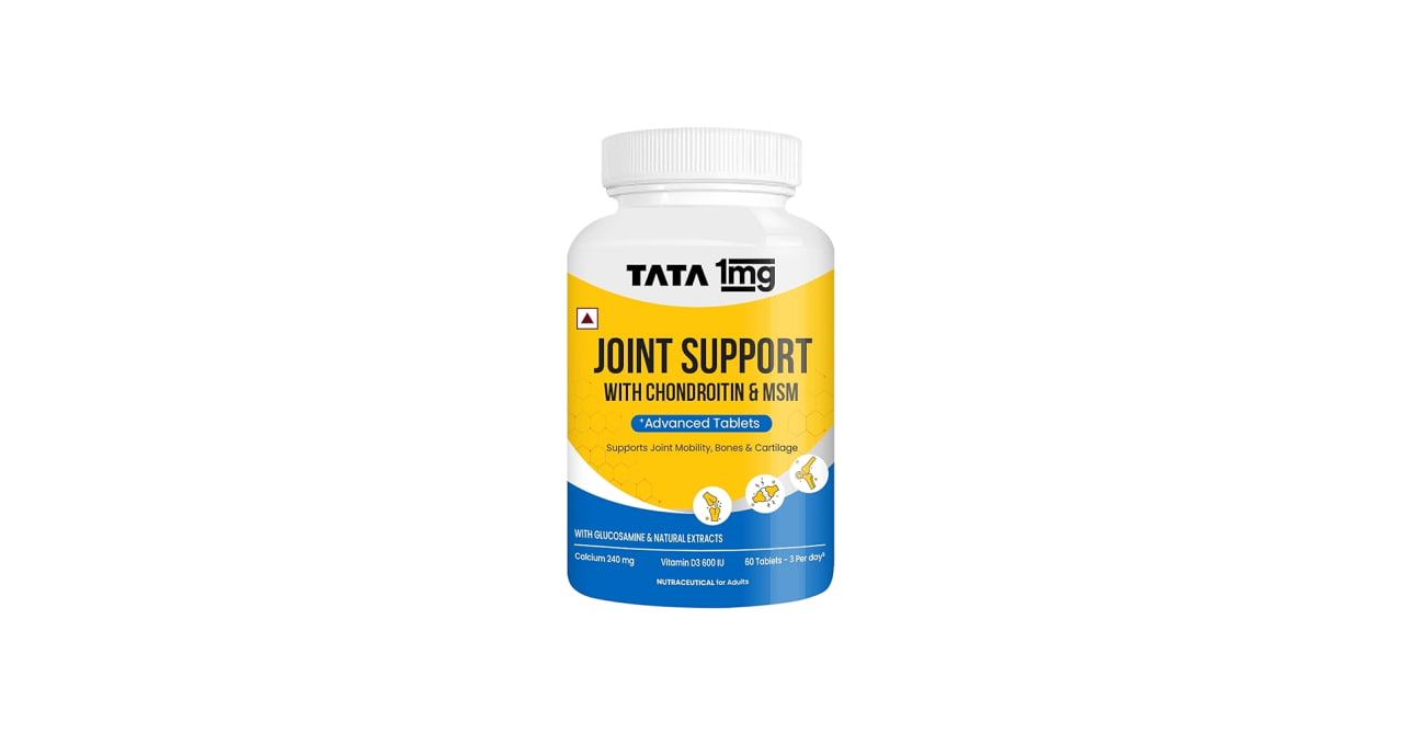 Глюкозамином, МСМ и хондроитин, 60 таблеток, Тата 1мг; Joint Support Advanced Tablet with Glucosamine, MSM & Chondroitin 60 tabs, Tata 1mg — купить в интернет-магазине