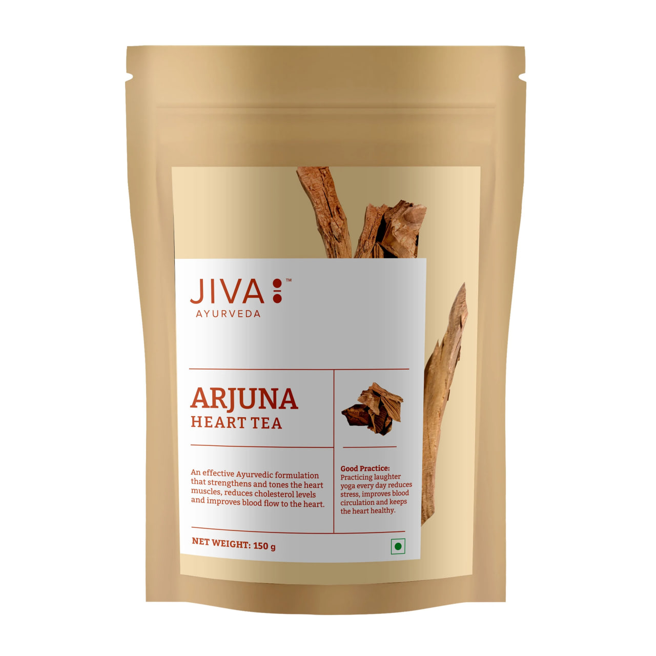 Арджуна чай, 150 г, Джива Аюрведа; Arjuna Tea, 150 g, Jiva Ayurveda — купить в интернет-магазине