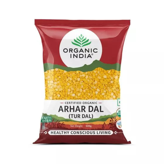 Архар Дал, 1000 г, Органик Индия; Arhar Dal, 1000 g, Organic India — купить в интернет-магазине