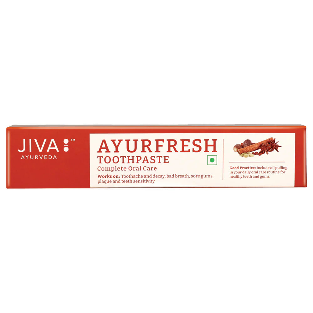 Зубная паста Аюрфреш, Джива Аюрведа; Ayurfresh toothpaste, Jiva Ayurveda — купить в интернет-магазине