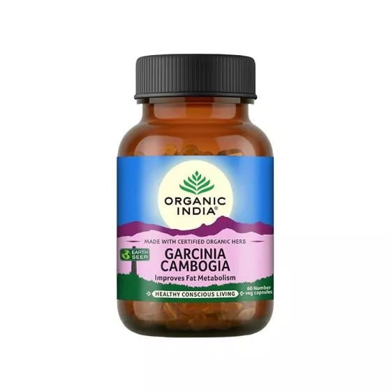 Гарциния, похудение, 60 капсул, Органик Индия; Garcinia, 60 capsules, Organic India — купить в интернет-магазине