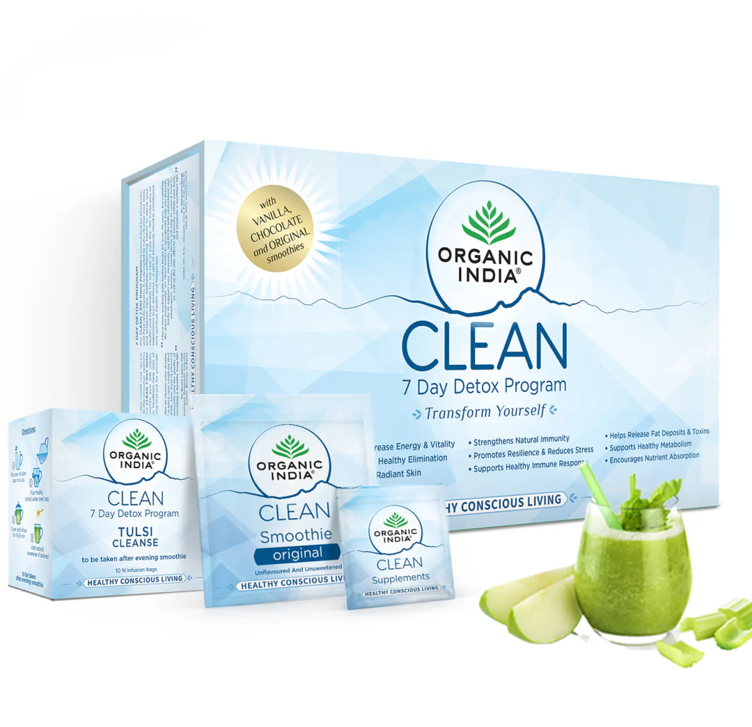 Набор для полного курса детокса (7 дней), Органик Индия; Clean 7 Days Kit, Organic India — купить в интернет-магазине