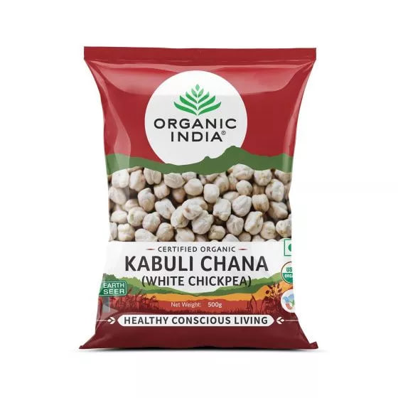 Кабули Чана, 500 г, Органик Индия; Kabuli Chana, 500 g, Organic India — купить в интернет-магазине