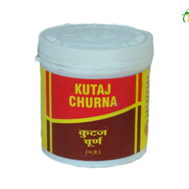 Кутадж Чурна, 100 г, производитель Вьяс; Kutaj Churna, 100 g, Vyas — купить в интернет-магазине