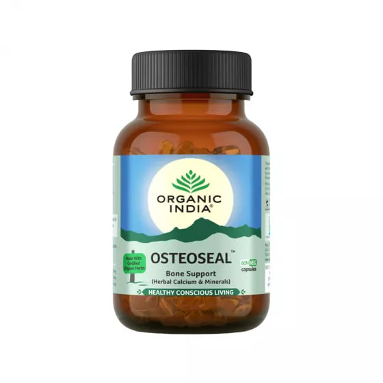 Остеосил, укрепляет костную ткань, 60 капсул, Органик Индия; Osteoseal, 60 capsules, Organic India — купить в интернет-магазине