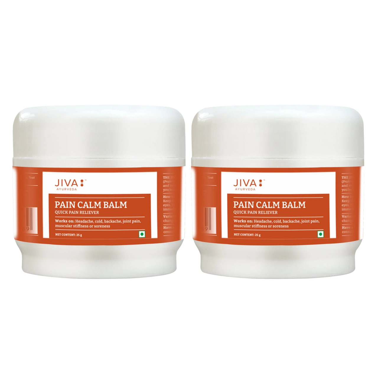 Пейн Колм бальзам, 25 г, Джива Аюрведа; Pain Calm Balm, 25 g, Jiva Ayurveda — купить в интернет-магазине