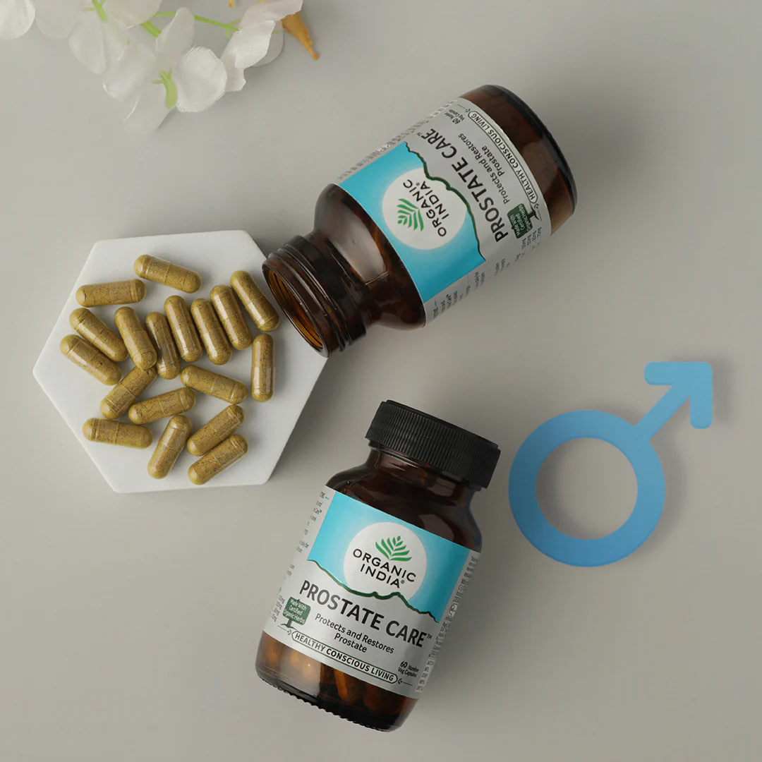 Простат кейр, 60 капсул, Органик Индия; Prostate Care, 60 Capsules, Organic India — купить в интернет-магазине