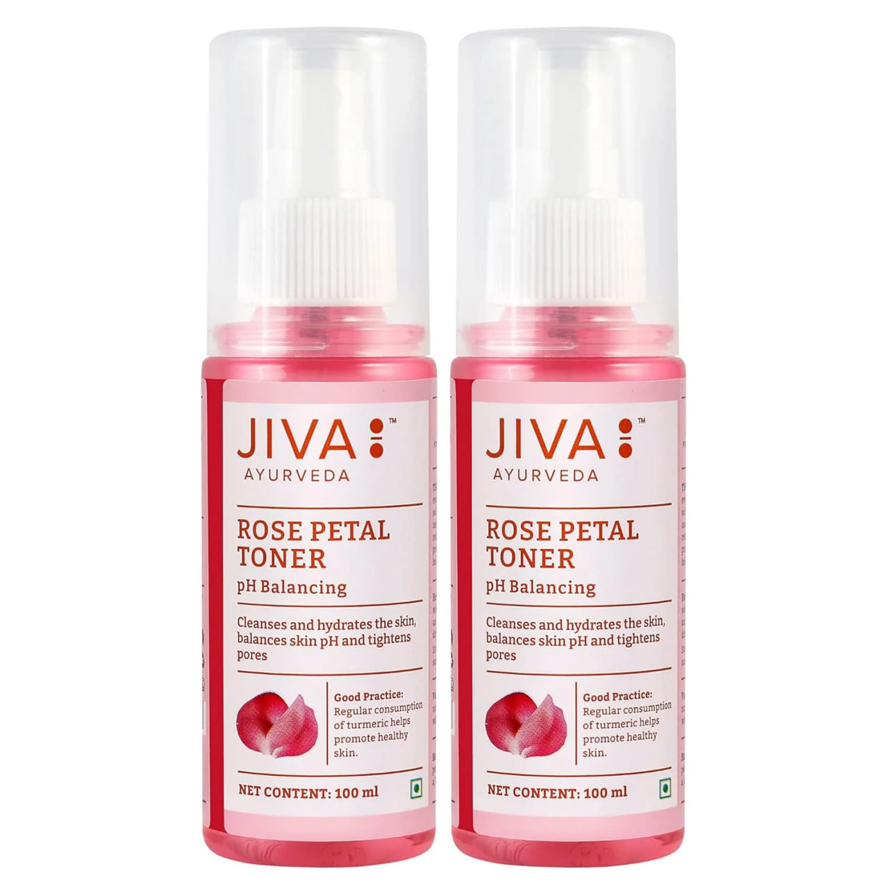 Розовая вода, 100 мл , Джива Аюрведа; Rose water, 100 ml, Jiva Ayurveda — купить в интернет-магазине