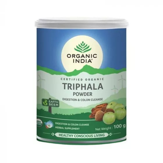 Трифала чурна, 100 г, Органик Индия; Triphala churna, 100 g, Organic India — купить в интернет-магазине
