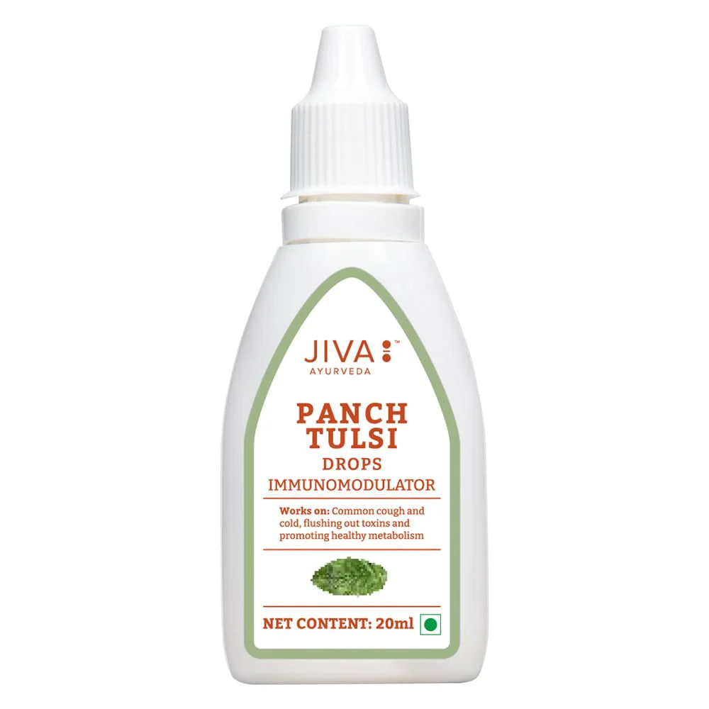 Туласи капли, 20 мл, Джива Аюрведа; Tulsi drops, 20 ml, Jiva Ayurveda — купить в интернет-магазине