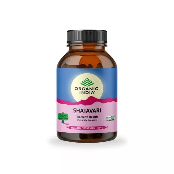 Шатавари, 180 капсул, Органик Индия; Shatavari, 180 capsules, Organic India — купить в интернет-магазине